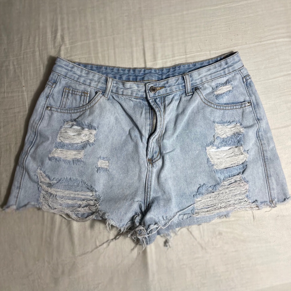 Denim shorts size 12